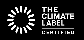 The Climate Label Certified logo