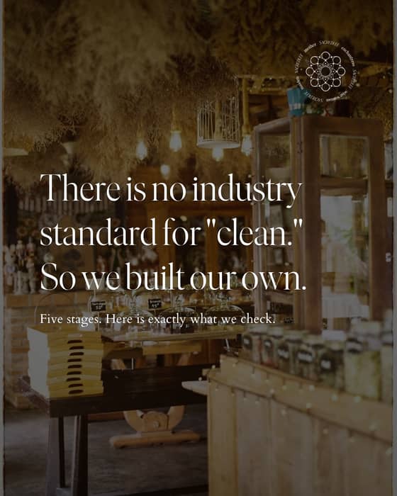 Every brand you find here has passed five stages before we recommend it.
Stage one is material transparency. Full ingre