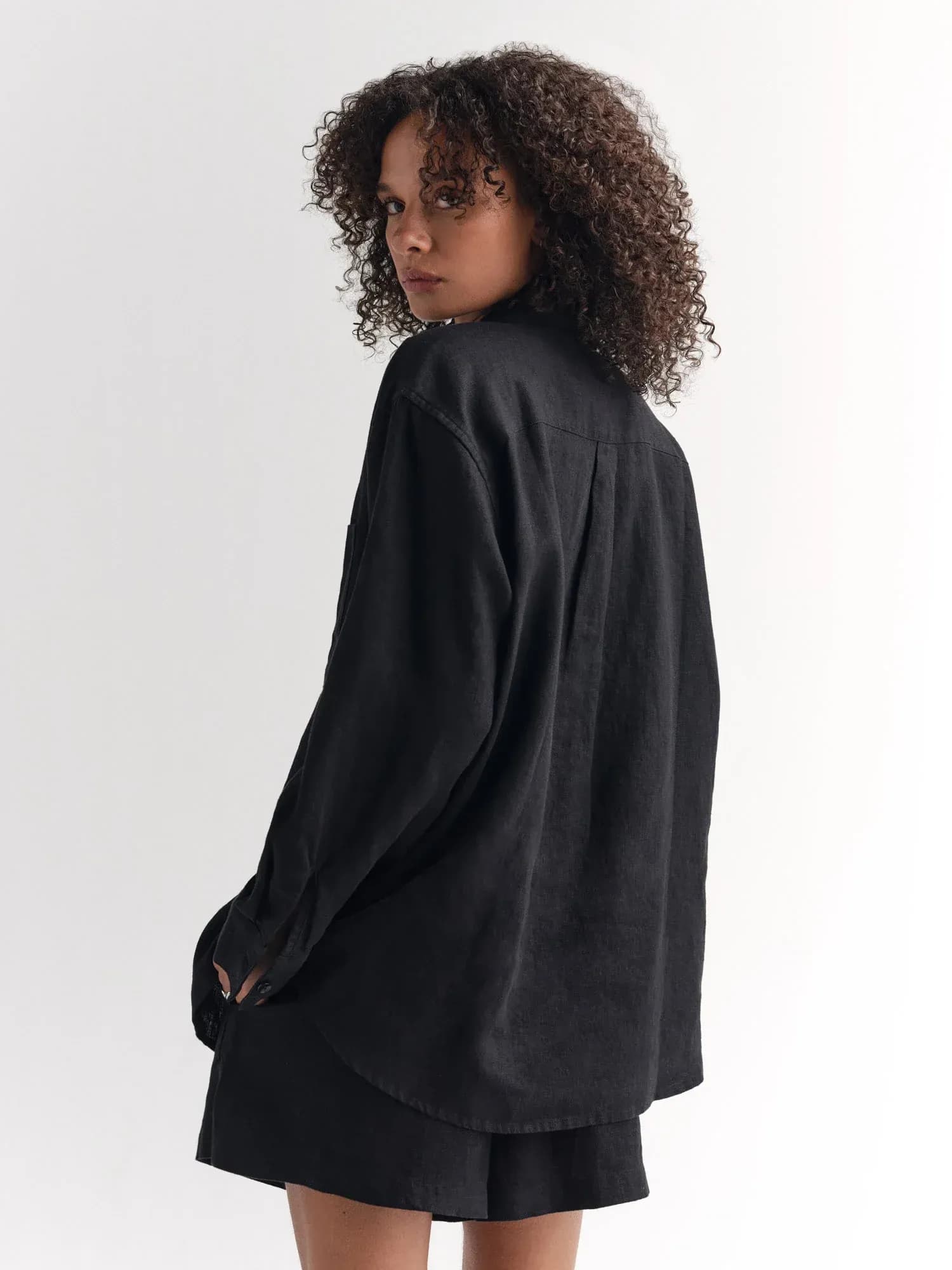 Organic Linen Long Sleeve Shirt