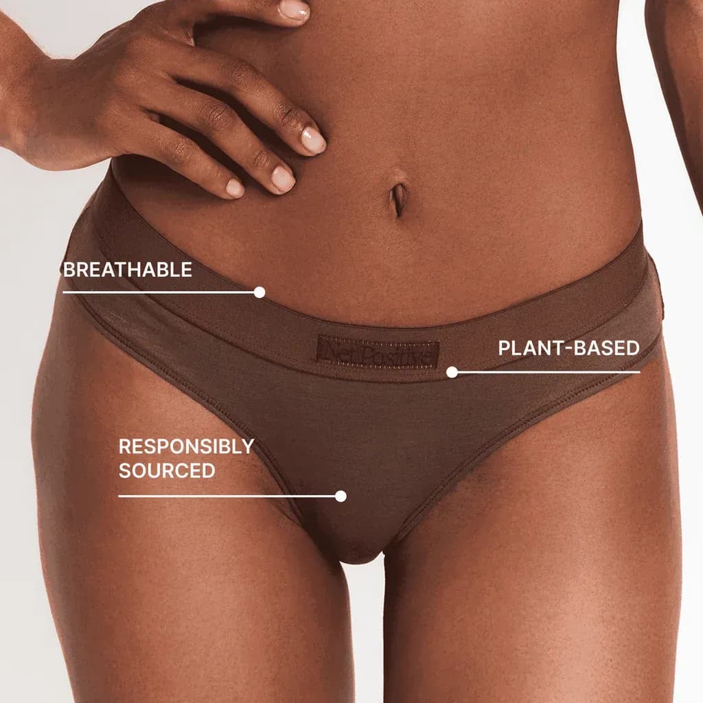 Organic Cotton & Hemp Mid-Rise Underwear Set