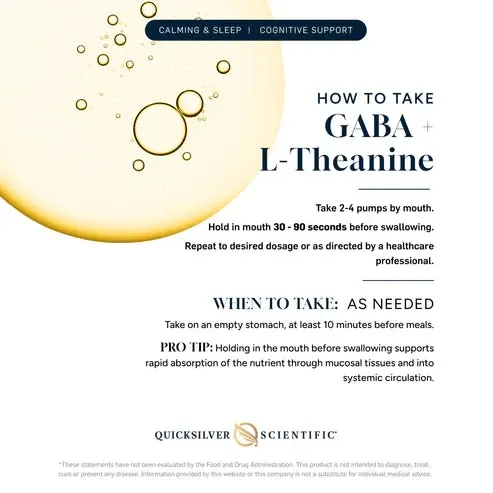 GABA + L-Theanine | Calm Nervous System Support