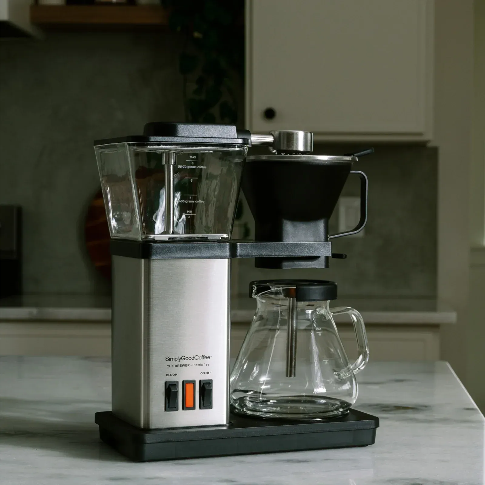 Plastic-Free Coffee Brewer